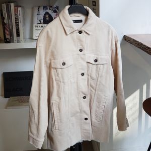 Zara Corduroy Oversized Overshirt